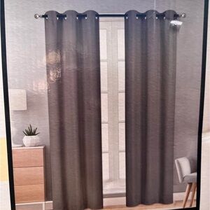 NWT Macy’s Blackout Charcoal Curtains